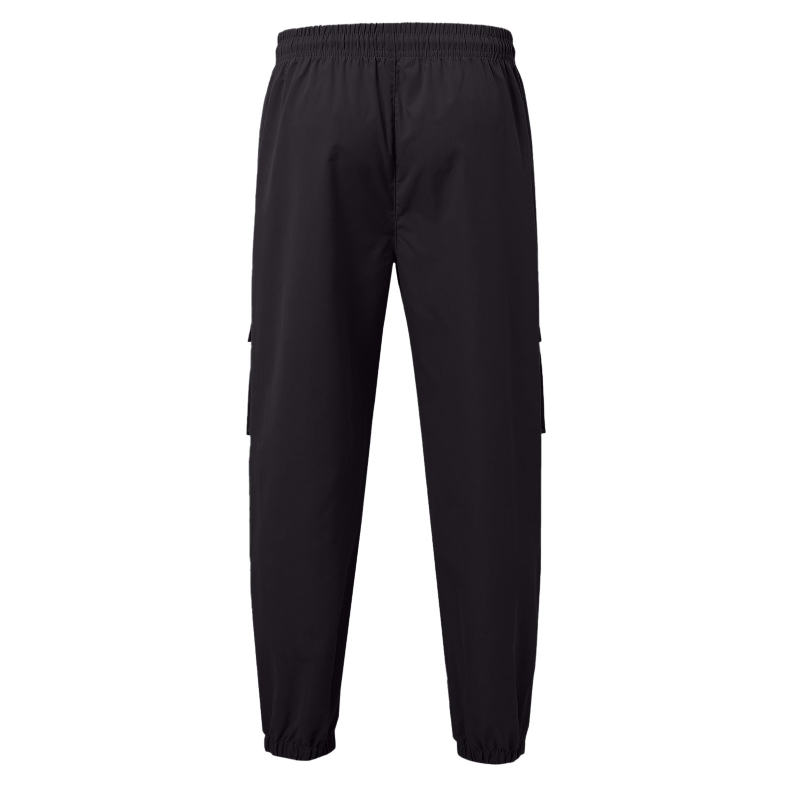 thumbnail image 5 of Pantalones cargo de pana para hombre - Corte jogger cónico - Poliéster, ropa urbana, múltiples bolsillos, tallas S-XXL, 5 of 6